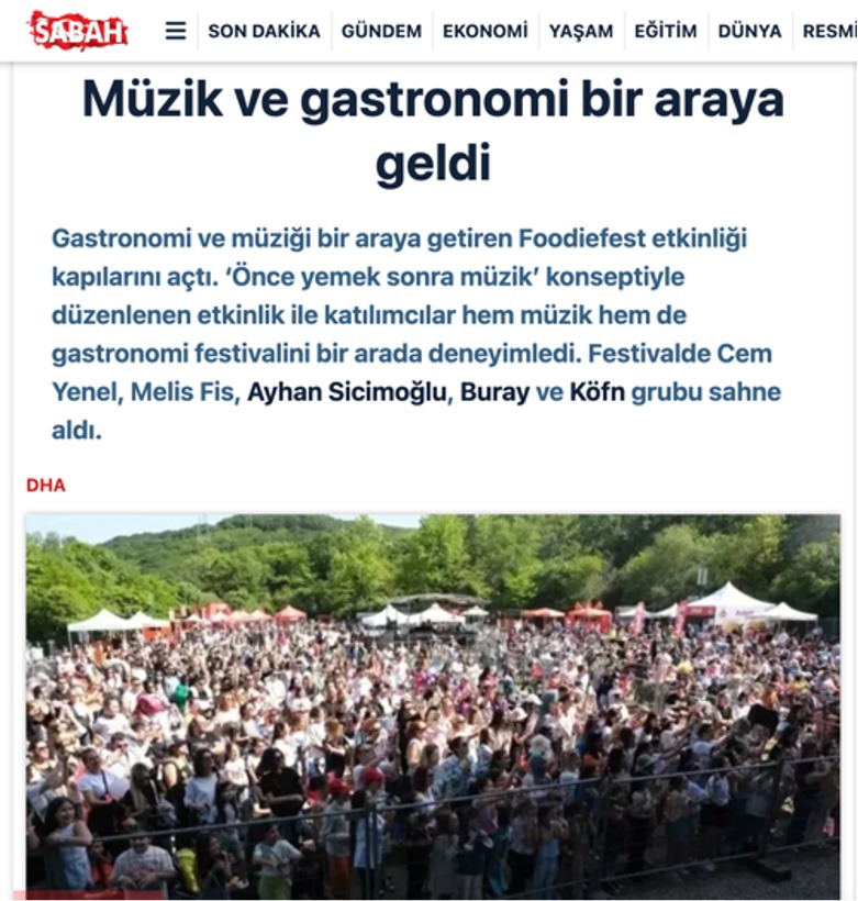 Foodiefest Basın Yansıması 2