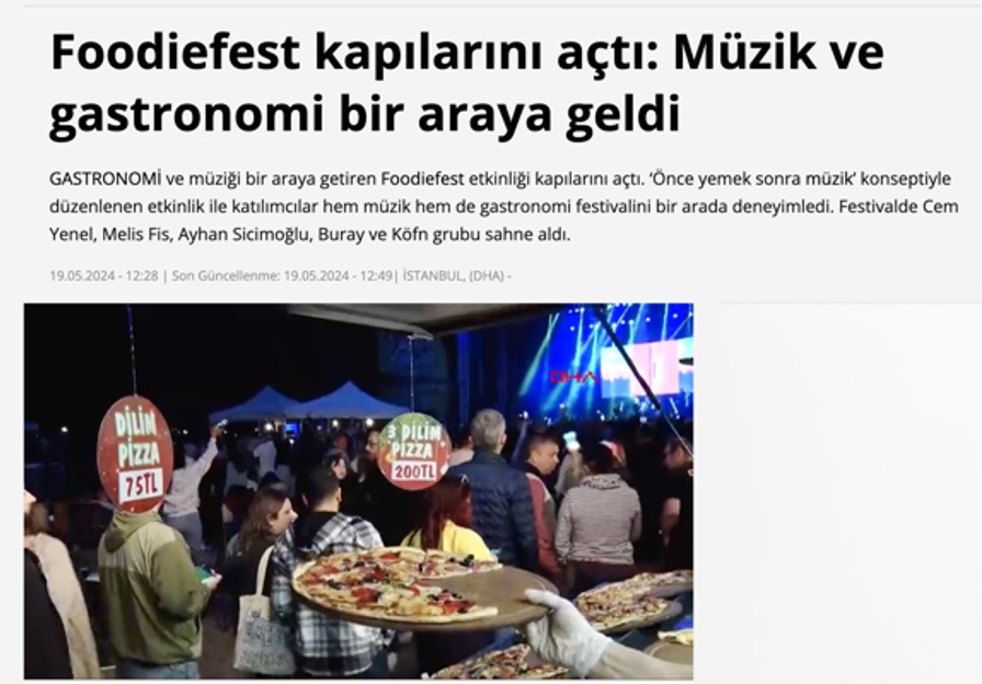 Foodiefest Basın Yansıması 4